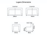 Lugano Dimensions